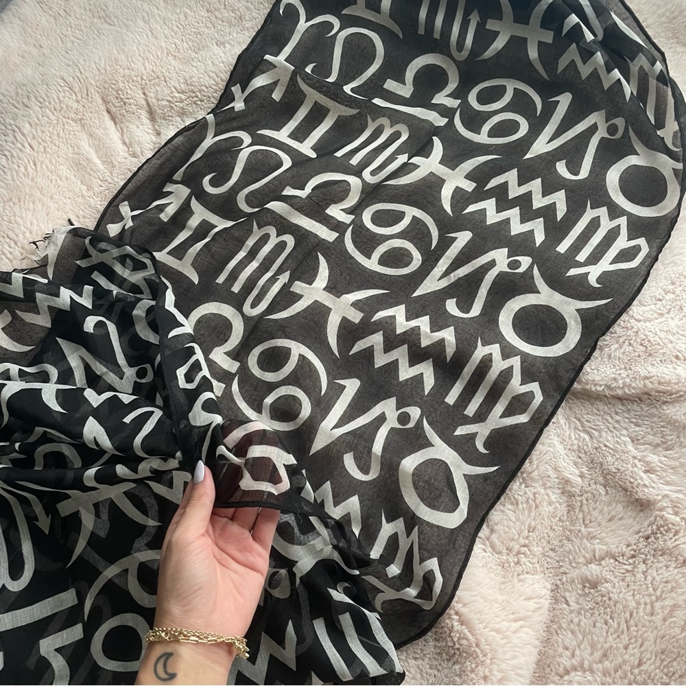 Sheer Horoscope Astrology Scarf